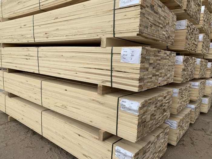 Паллетная доска лиственных пород